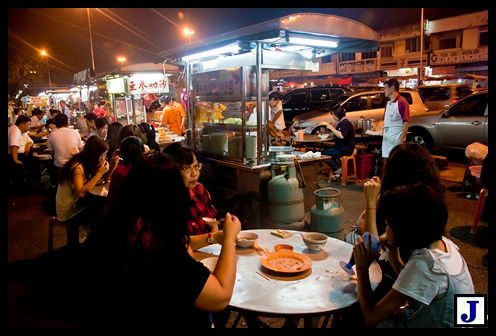 My Trips Penang Hokkien Prawn Noodle  槟城福建虾麵 stall along Jalan Sutera